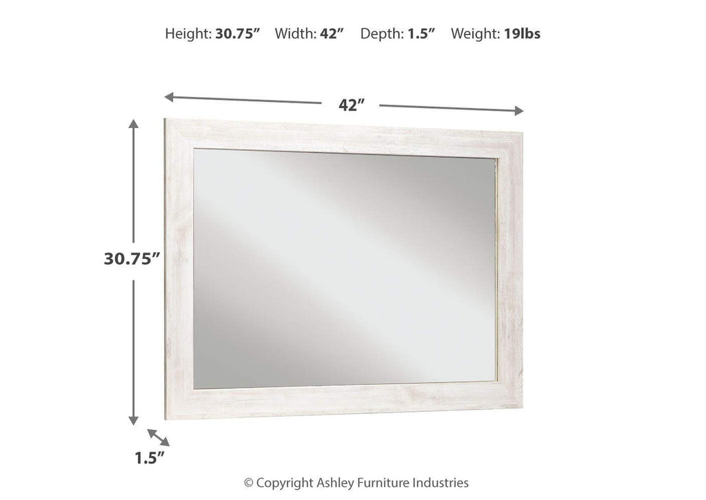 Paxberry Bedroom Mirror dimensions