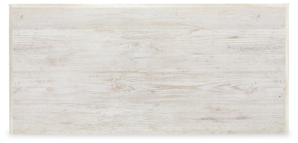 Paxberry Dressing Chest in Whitewash, top view