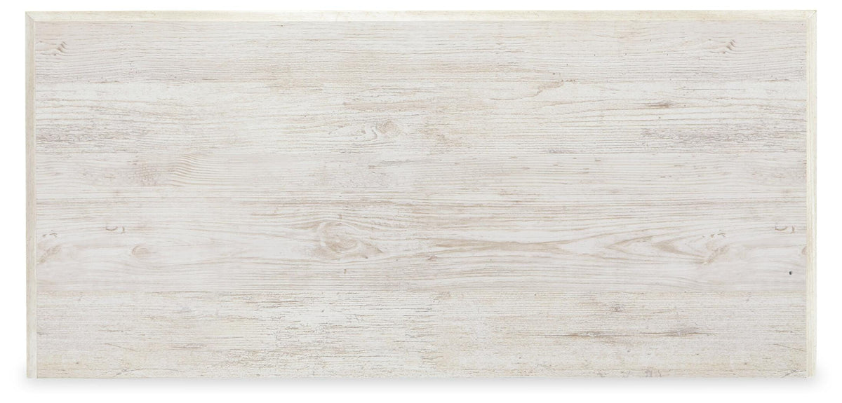 Paxberry Dressing Chest in Whitewash, top view