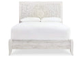 Paxberry Queen Panel Bed with Mirrored Dresser