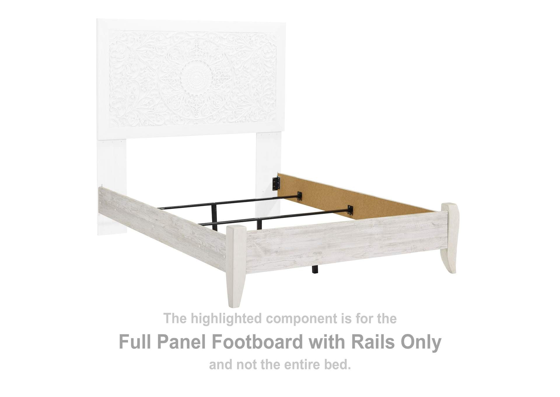 Paxberry Full Panel Bed with Nightstand
