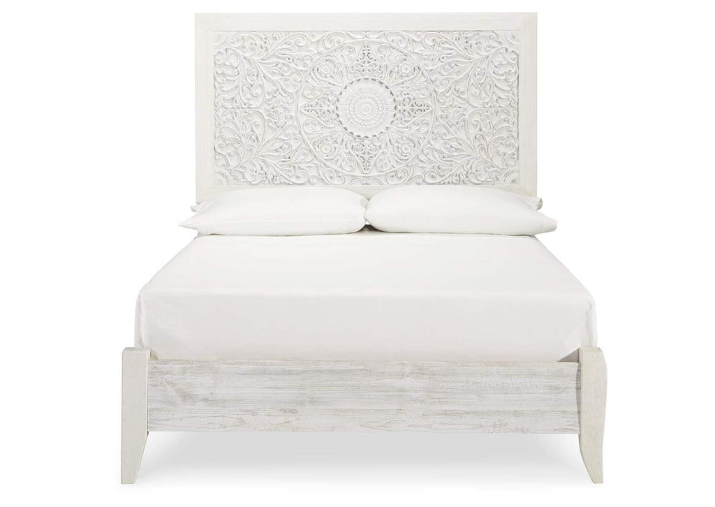 Paxberry Full Panel Bed with Nightstand