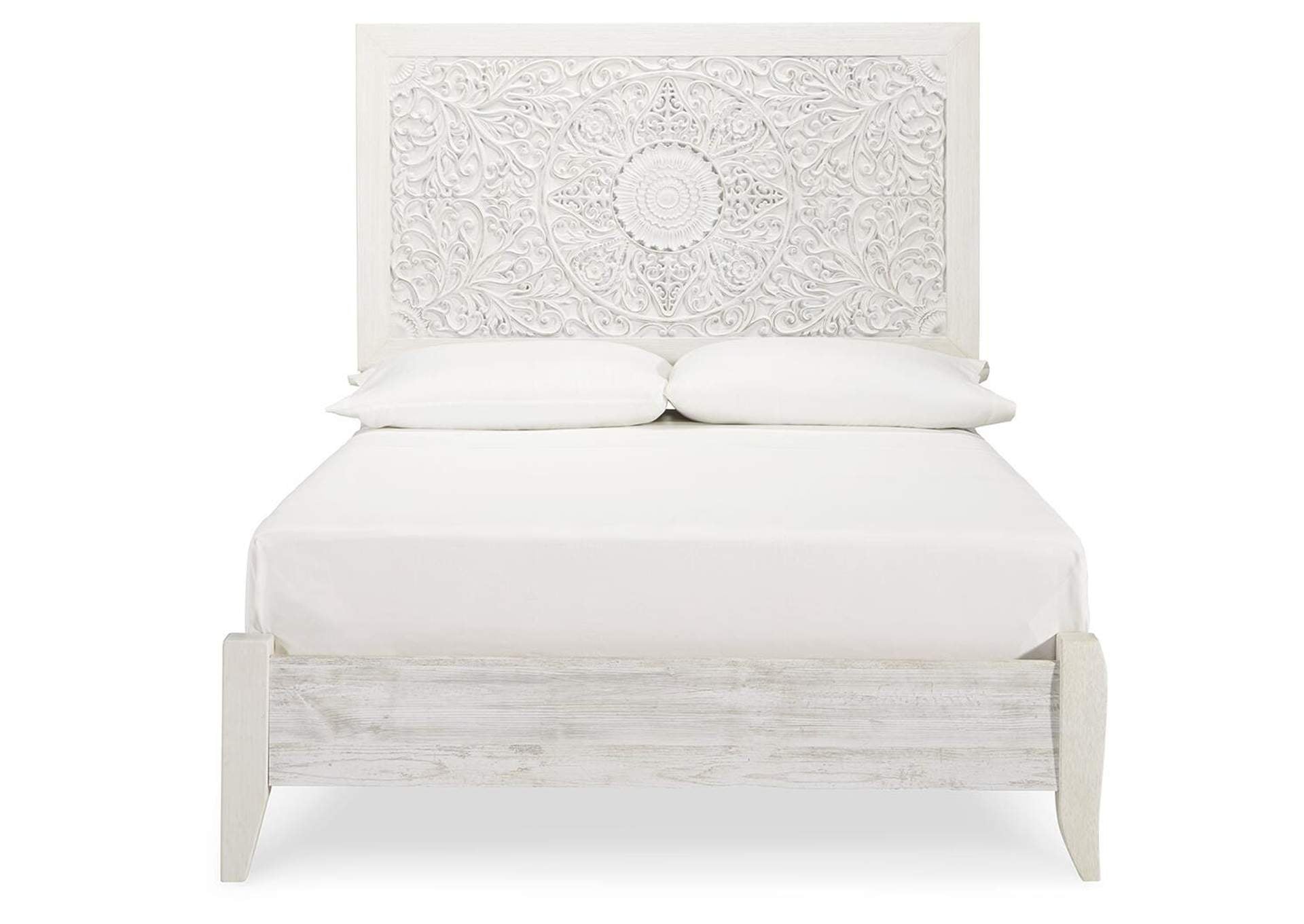 Paxberry Full Panel Bed with Nightstand