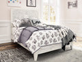 Paxberry Full Panel Bed in Whitewash
