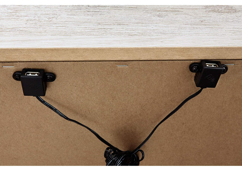 Paxberry Twin Panel Bed with Nightstand