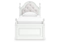Kozlani Twin Upholstered Panel Bed