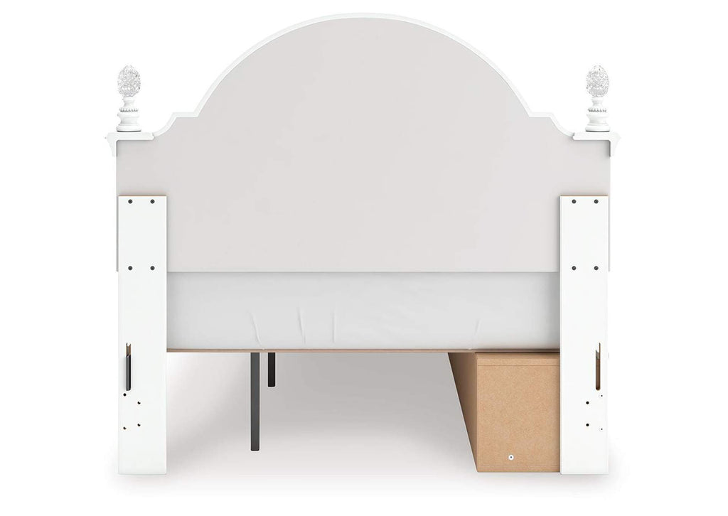 Maylilly Full Upholstered Panel Storage Bed and Dresser