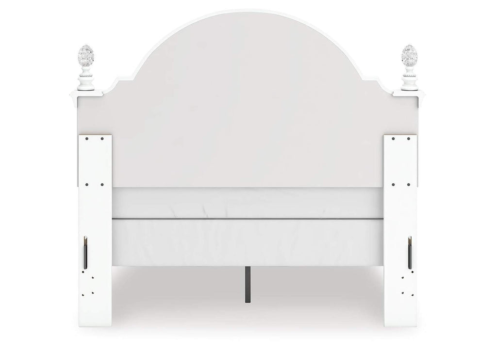 Maylilly Full Upholstered Panel Bed, Dresser, Mirror and Nightstand