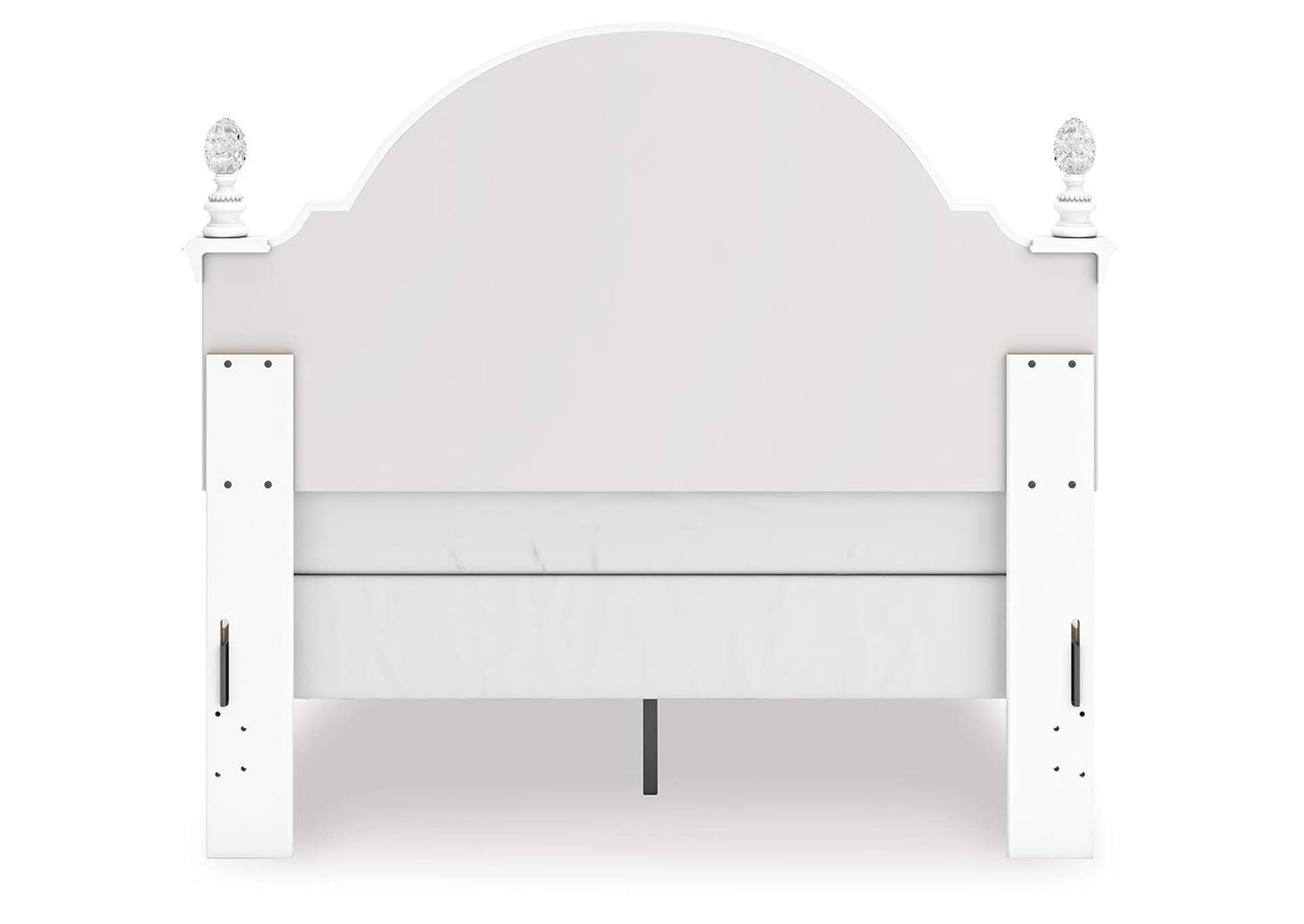 Maylilly Full Upholstered Panel Bed, Dresser and Chest