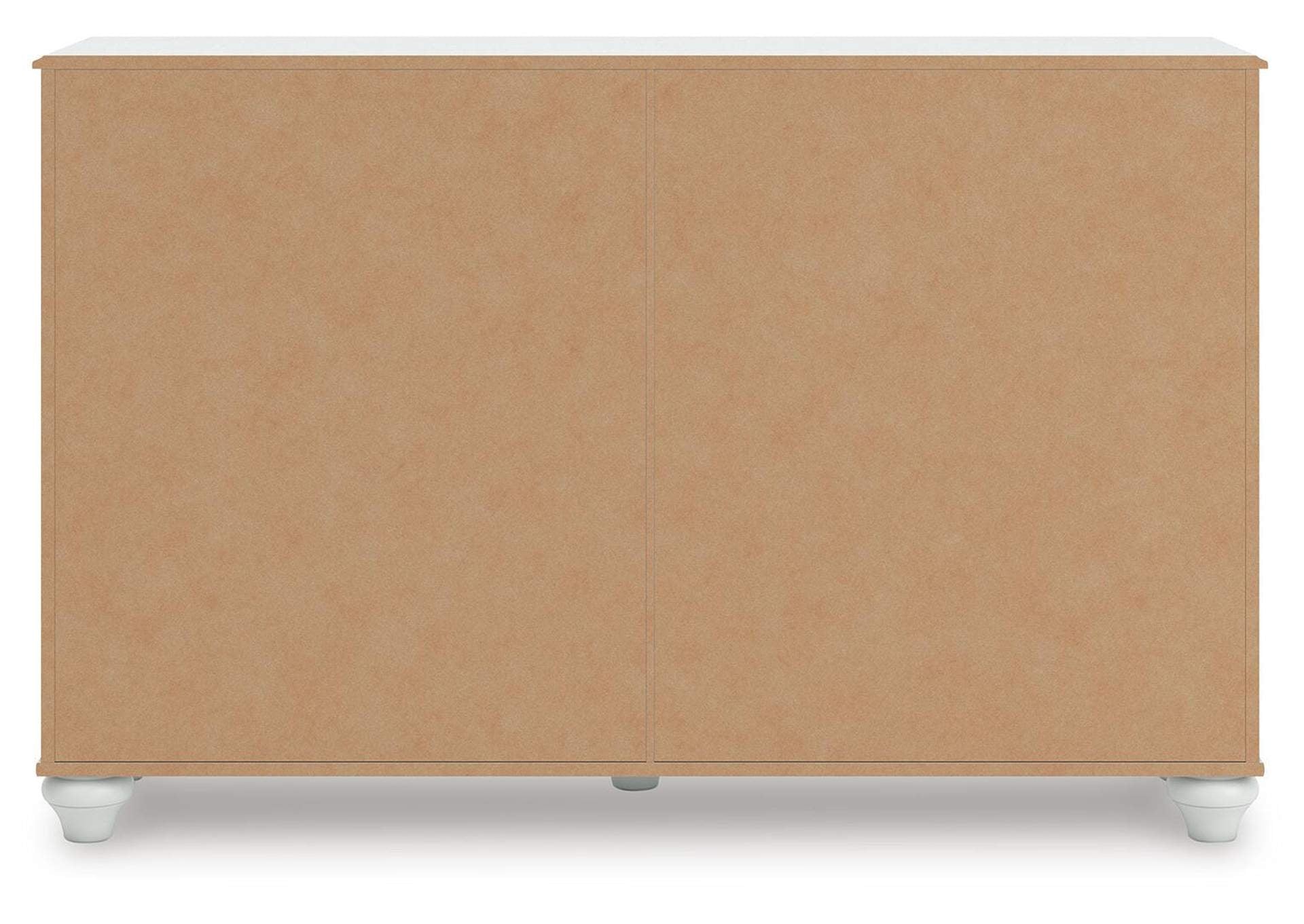 Maylilly Full Upholstered Panel Bed and Dresser