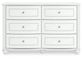 Maylilly Full Upholstered Panel Storage Bed and Dresser