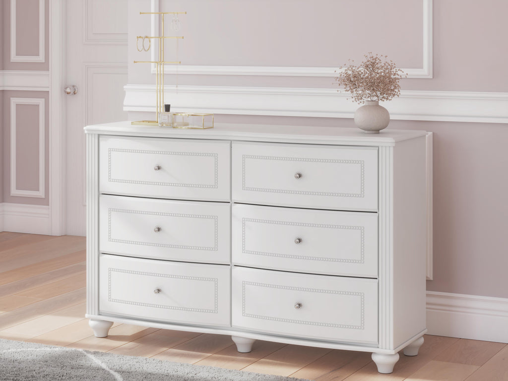 Kozlani Dresser in White, alternate view 3