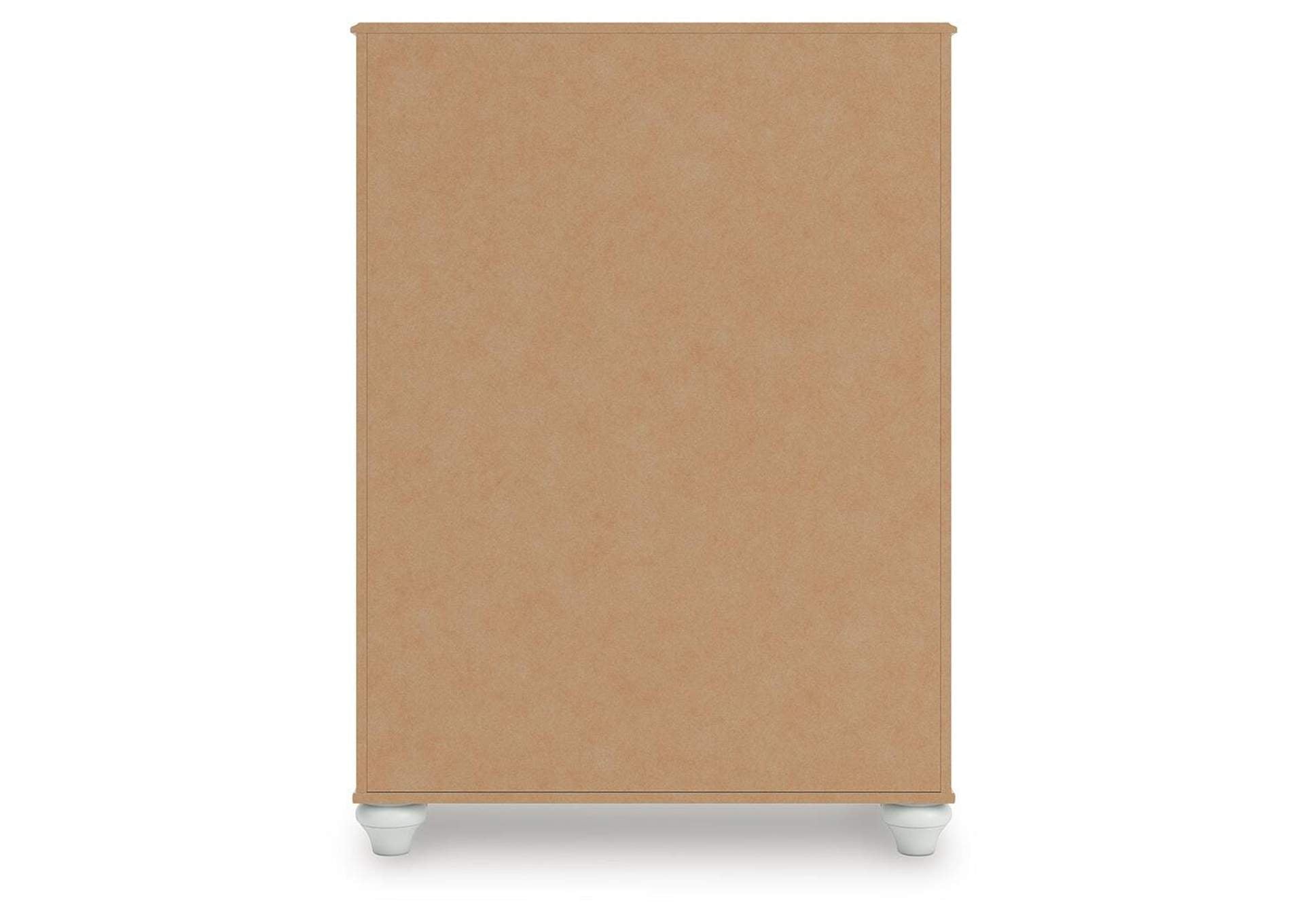 Maylilly Twin Upholstered Panel Bed, Dresser and Chest