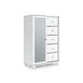Kozlani Dressing Chest in White, angle view