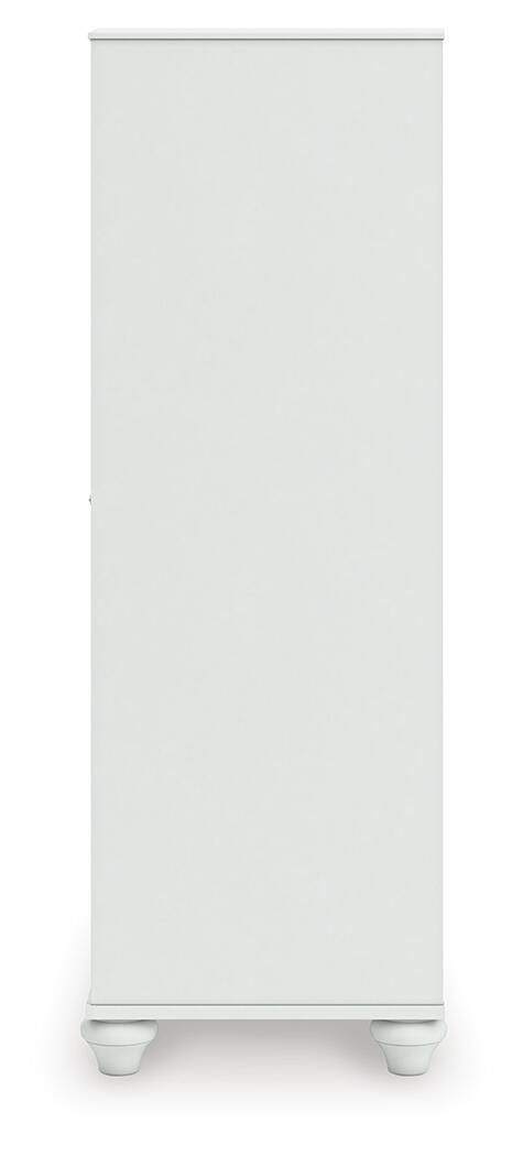 Kozlani Dressing Chest in White, alternate side view