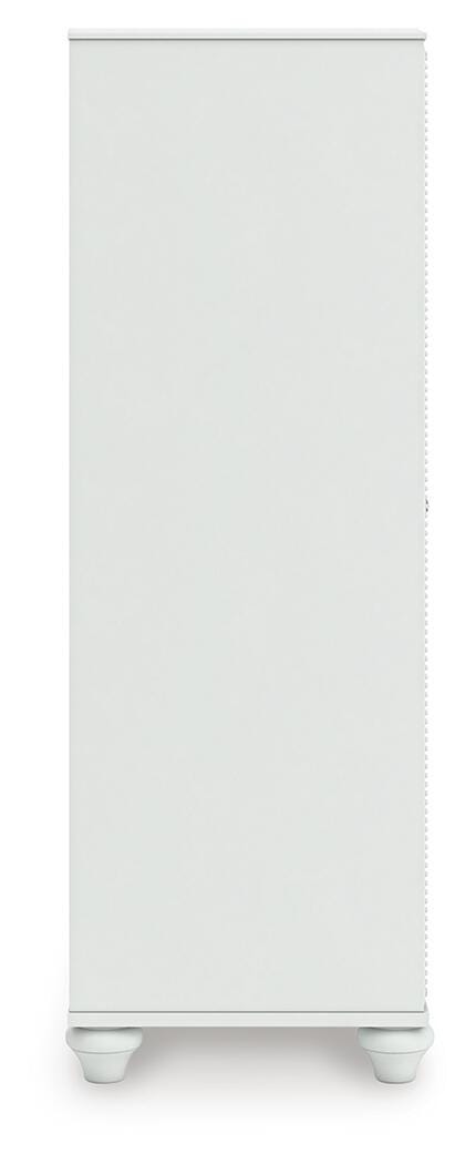 Kozlani Dressing Chest in White, side view