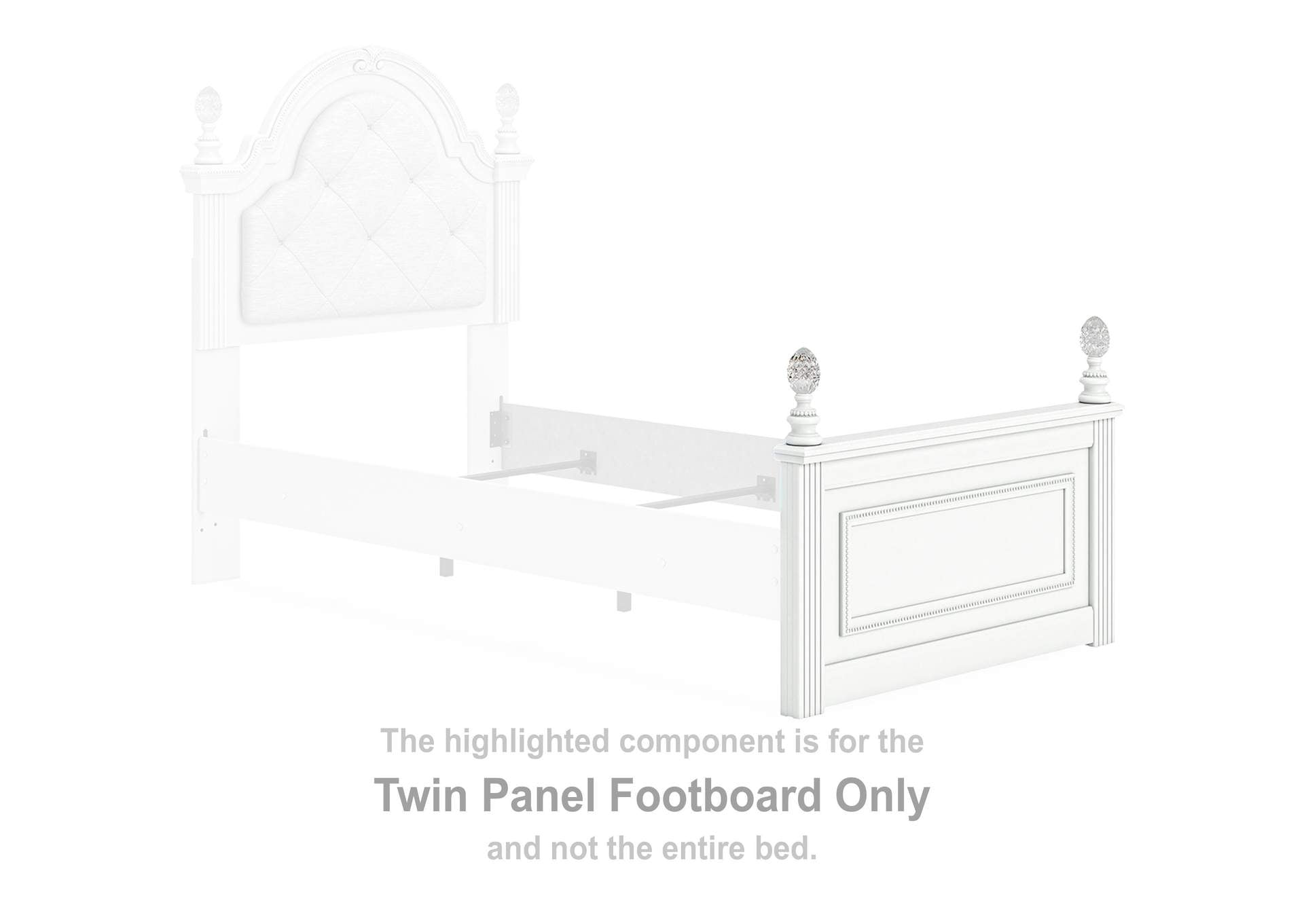 Kozlani Twin Upholstered Panel Bed