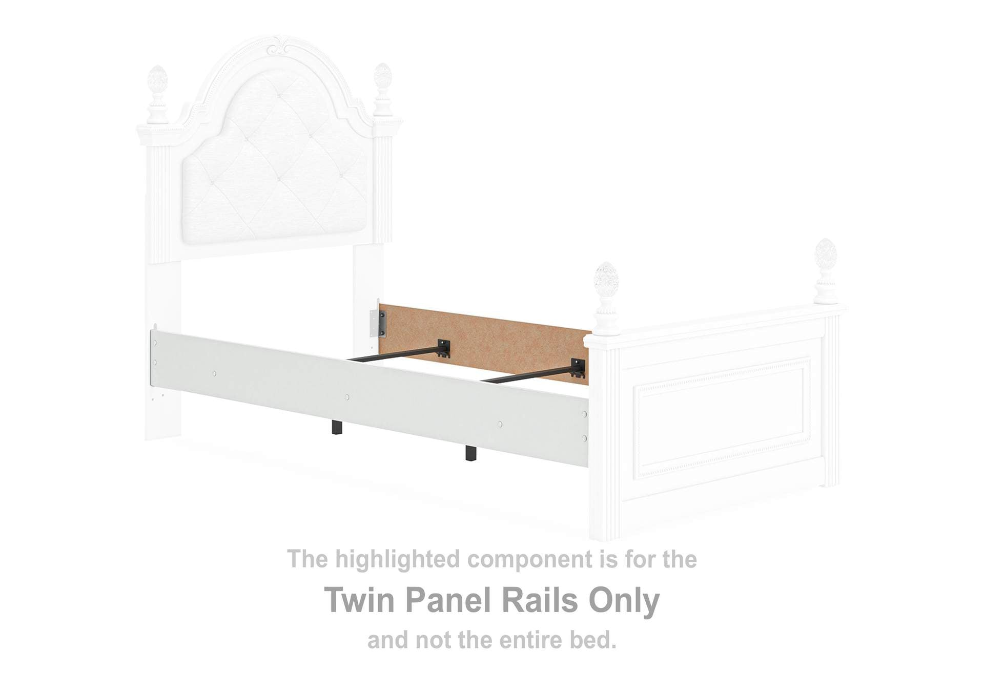 Kozlani Twin Upholstered Panel Bed