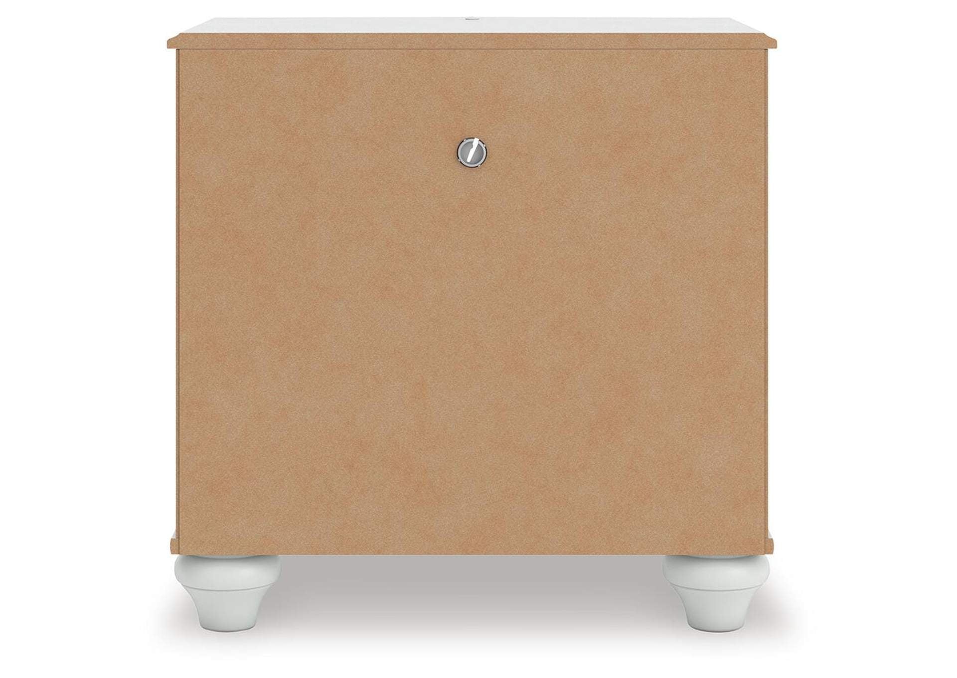 Maylilly Twin Upholstered Panel Bed, Dresser and Nightstand