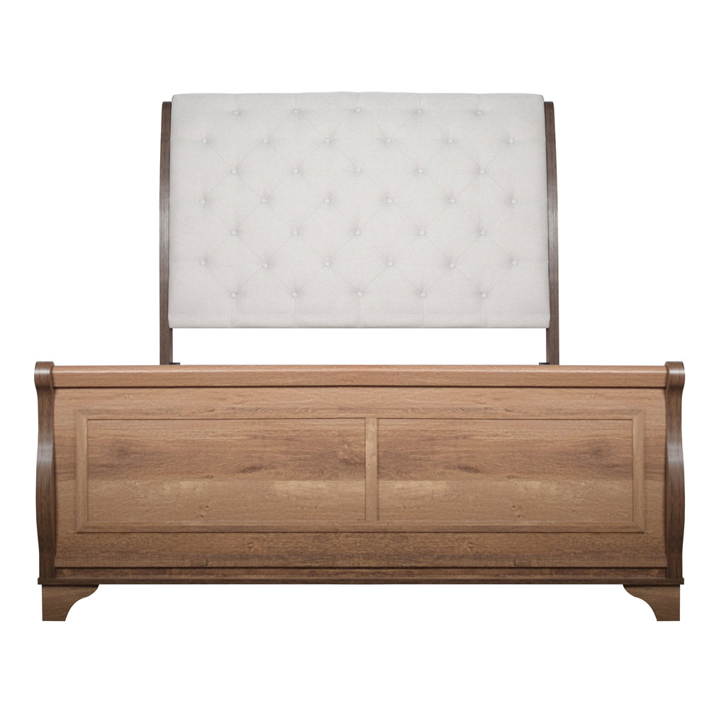 Coventry Hall Hb, Fb King Bed - Pecan