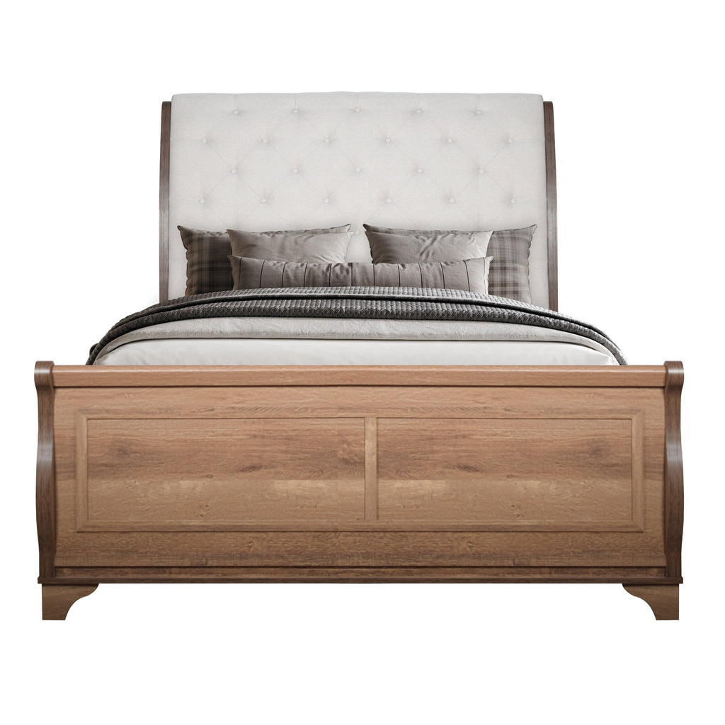Coventry Hall Hb, Fb Cal King Bed - Pecan