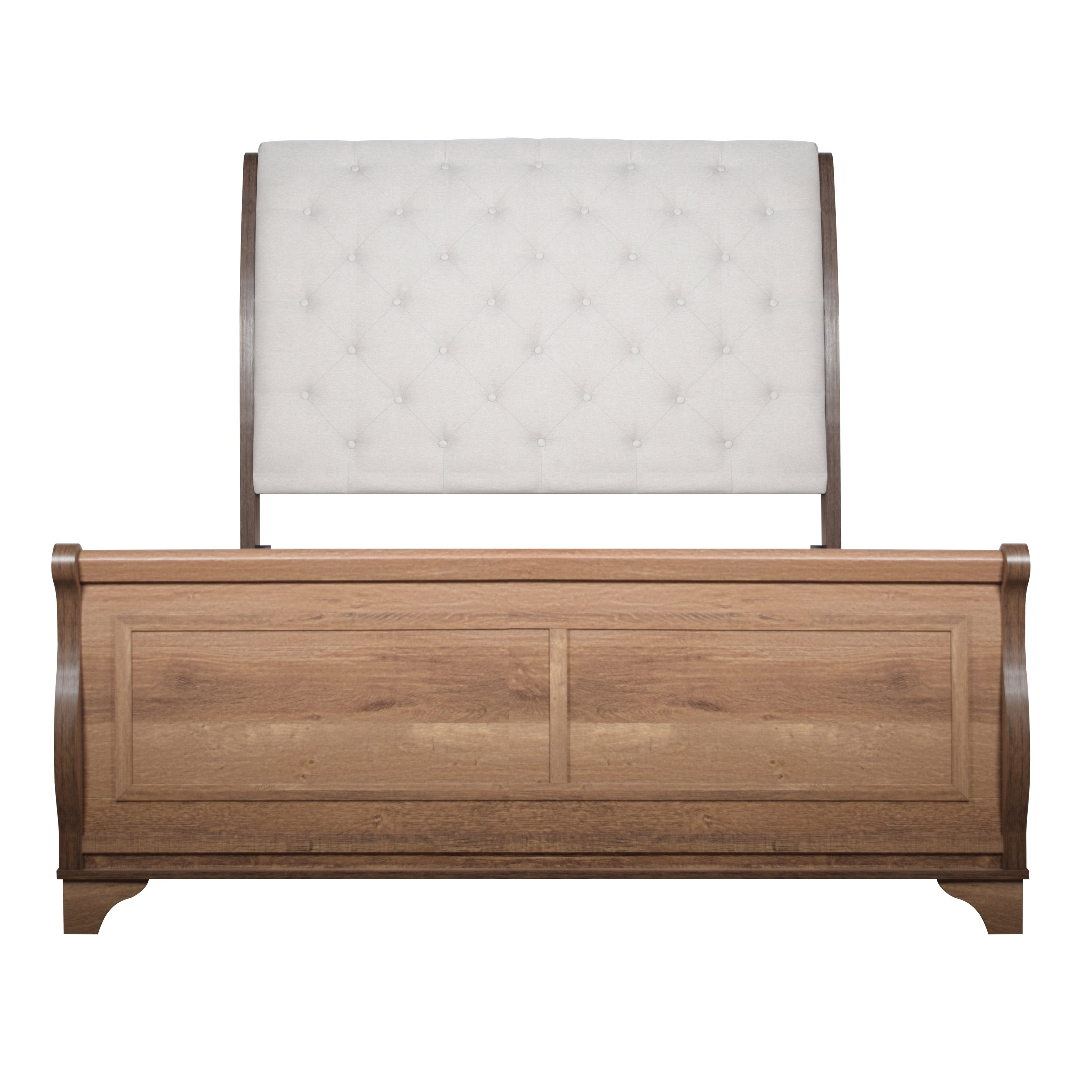 Coventry Hall Hb, Fb King Bed - Pecan