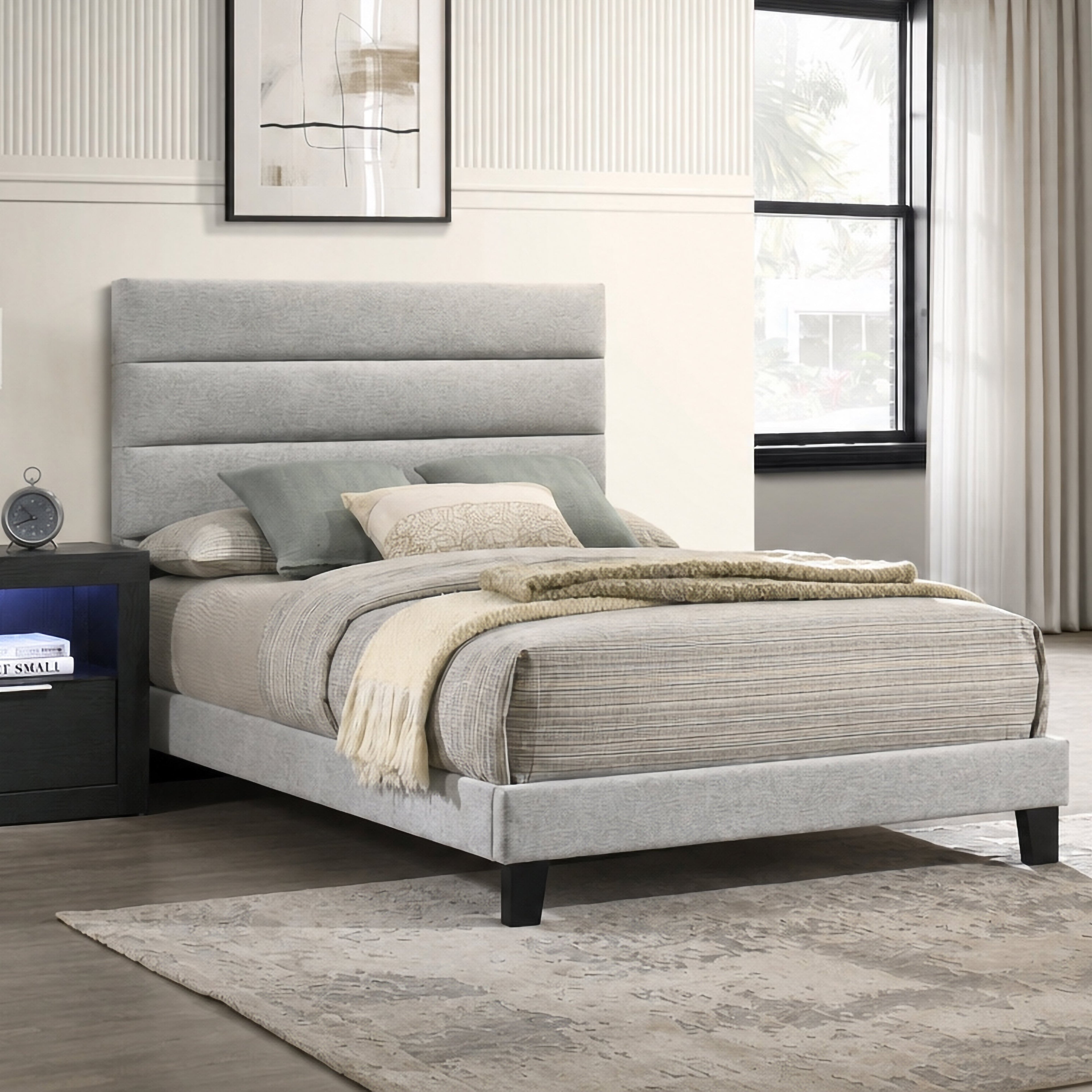 Asher Hb, Fb Full Bed - Smoke