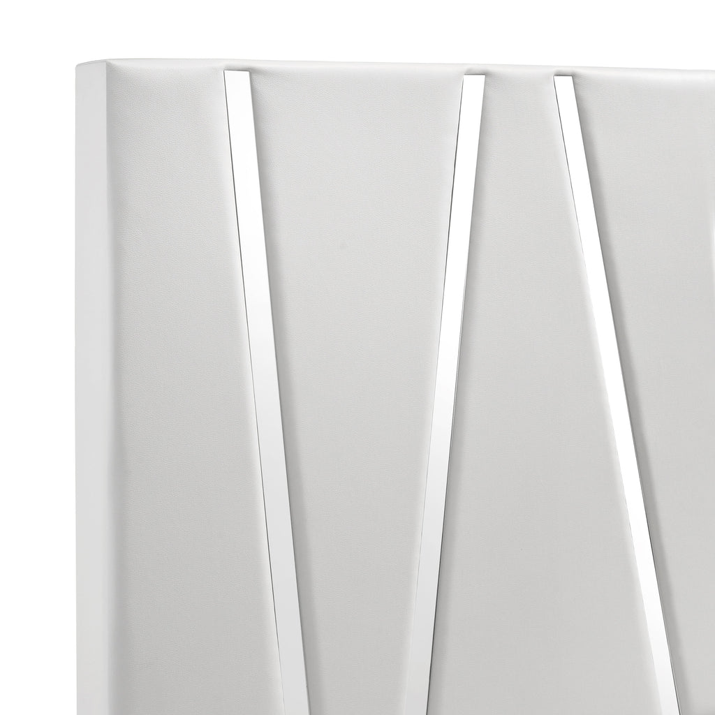 Europa Cal King Bed - White