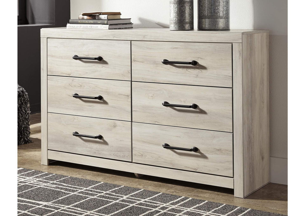 Cambeck Twin Panel Bed with 2 Storage Drawers with Dresser room view