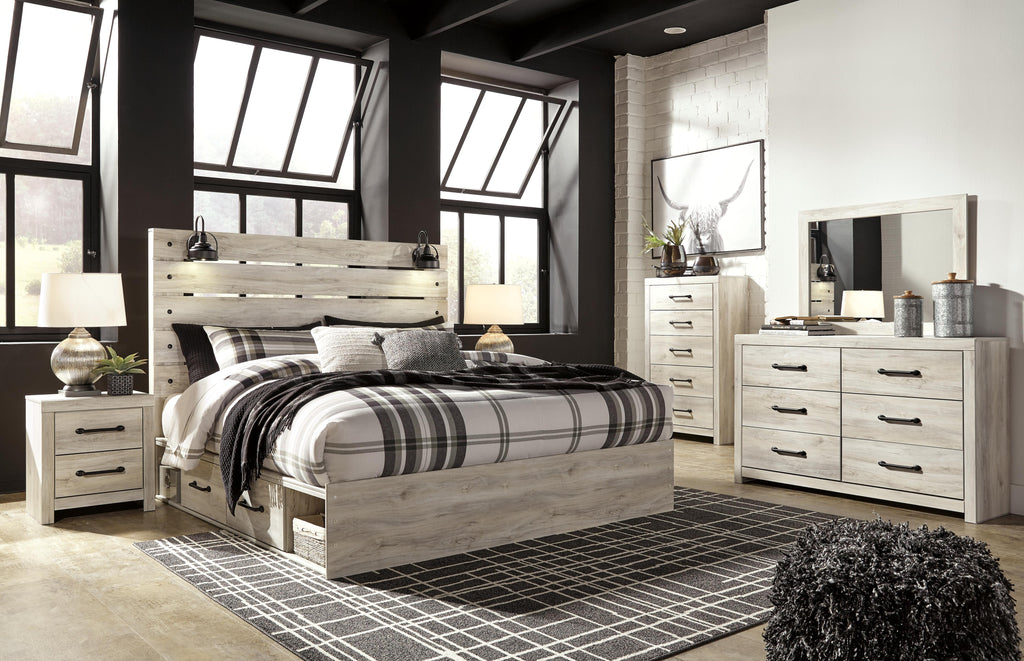 Cambeck King Panel Bed with 2 Storage Drawers - image 6