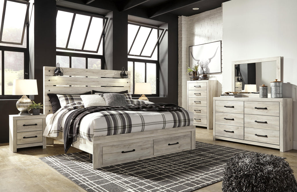 Cambeck King Panel Bed with 2 Storage Drawers - image 7