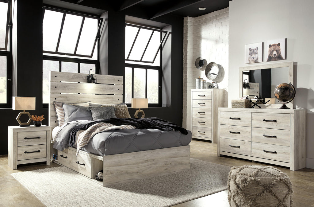 Cambeck Full Panel Bed with 2 Storage Drawers - image 7