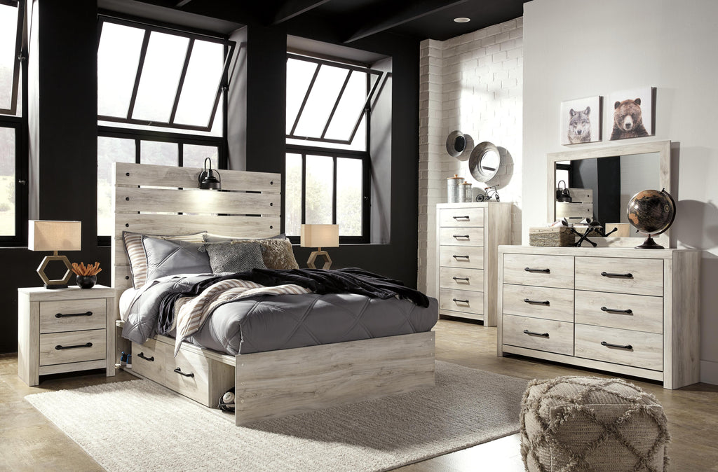 Cambeck Full Panel Bed with 4 Storage Drawers - image 7