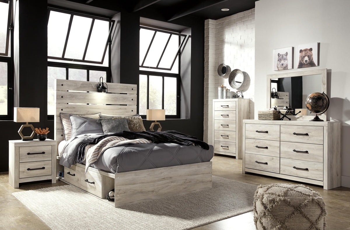 Cambeck Full Panel Bed with 4 Storage Drawers - image 7