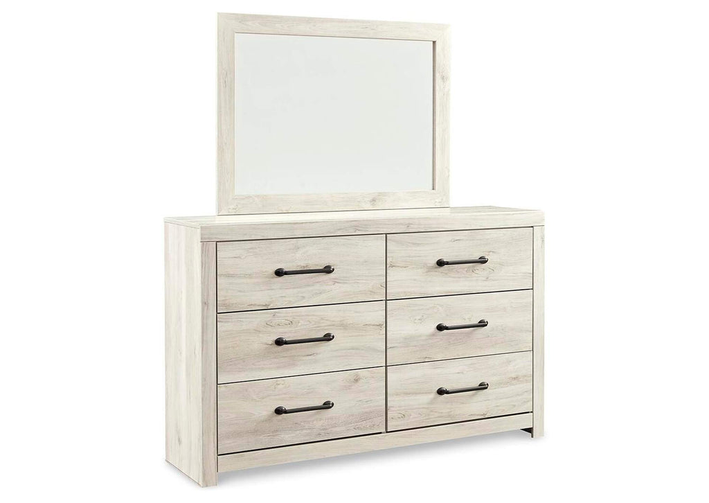 Cambeck Dresser and Mirror angled view