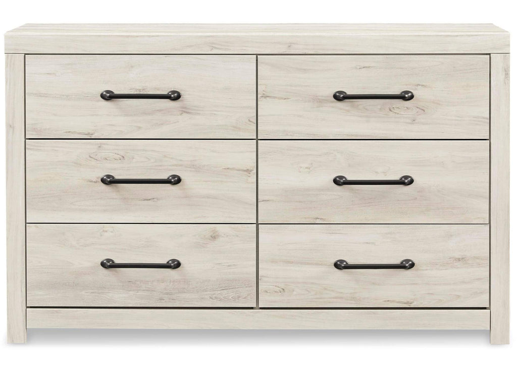 Cambeck King Panel Headboard Bed with Dresser