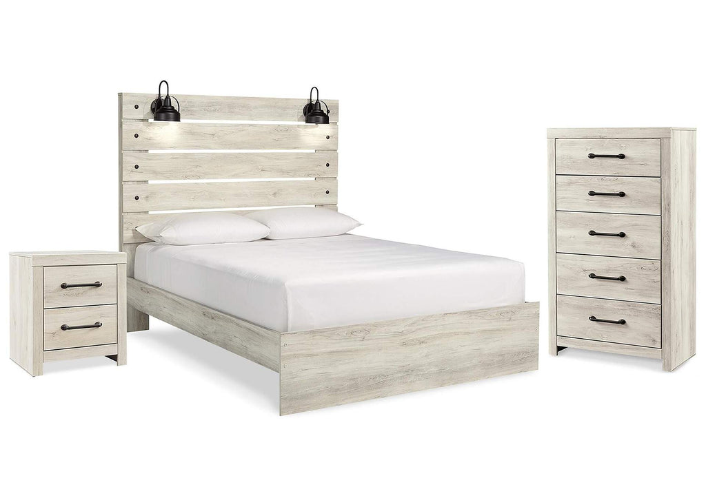 Cambeck Queen Panel Bed with Chest and Nightstand