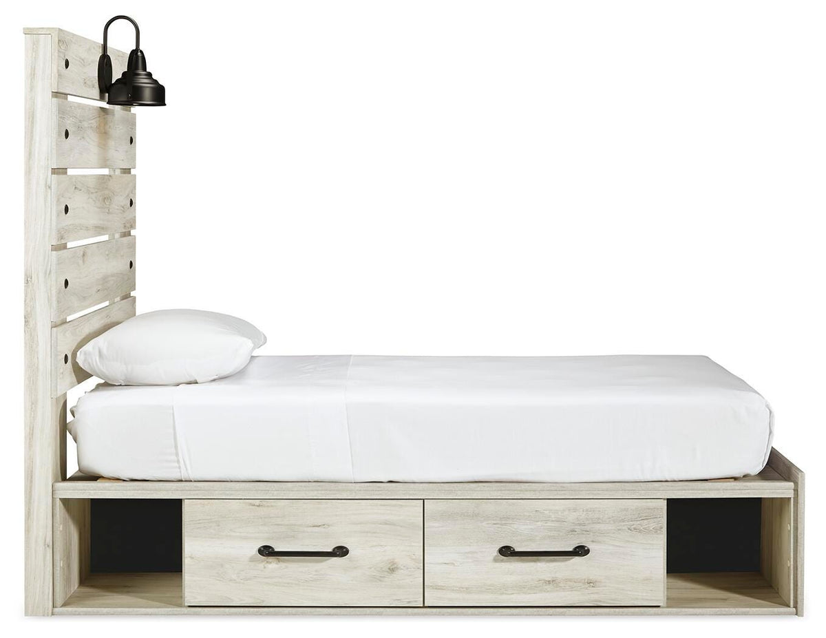 Cambeck Twin Panel Bed with 2 Storage Drawers - image 5