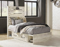 Cambeck Twin Panel Bed with 2 Storage Drawers - image 1
