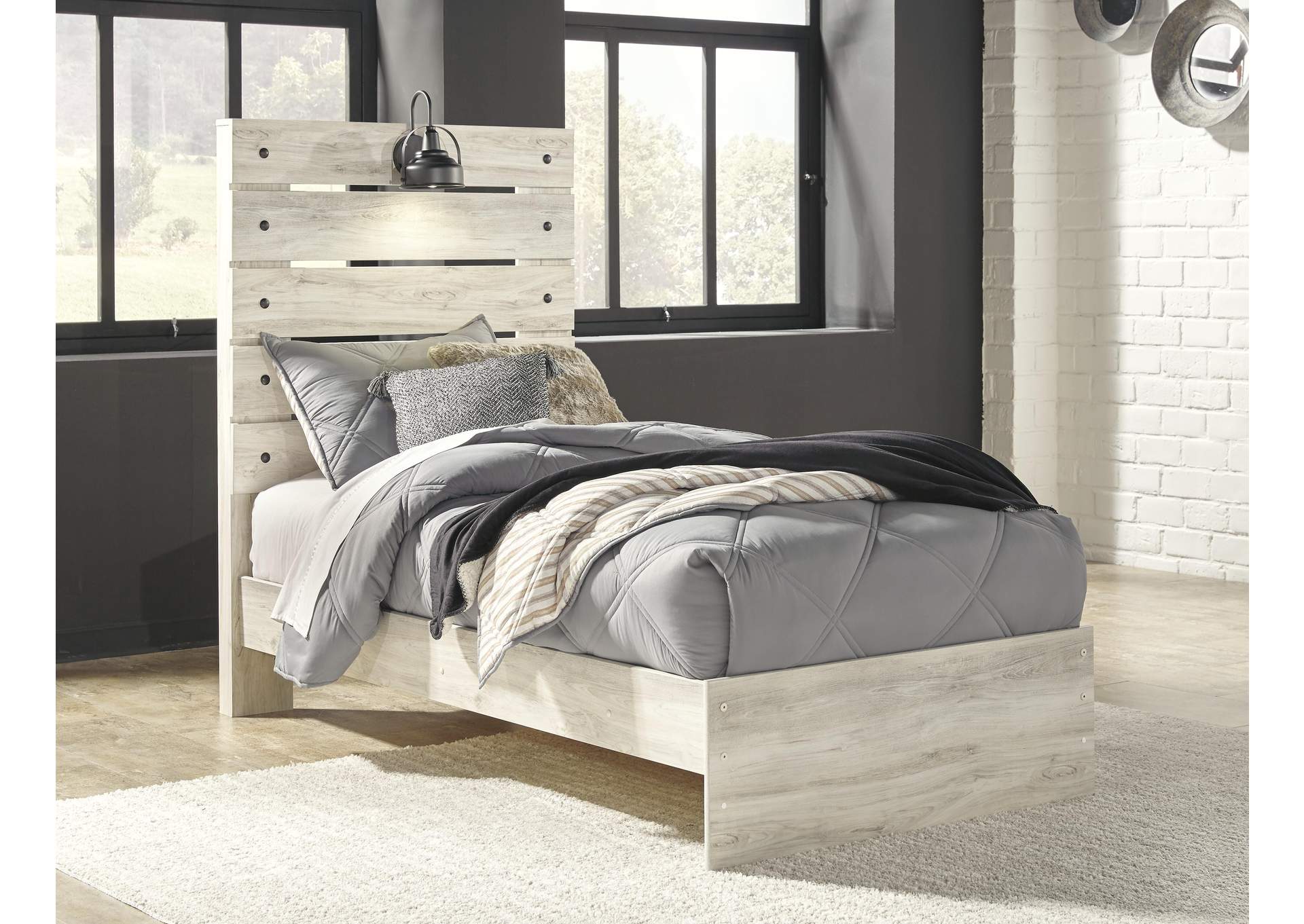 Cambeck Twin Panel Bed with Dresser
