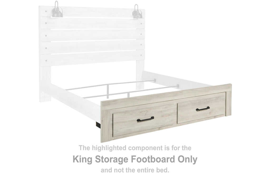 Cambeck King Panel Bed with 2 Storage Drawers - image 10