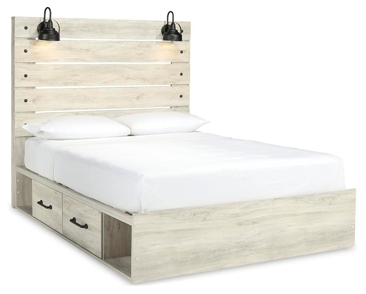 Cambeck Queen Panel Bed with 2 Storage Drawers - image 3