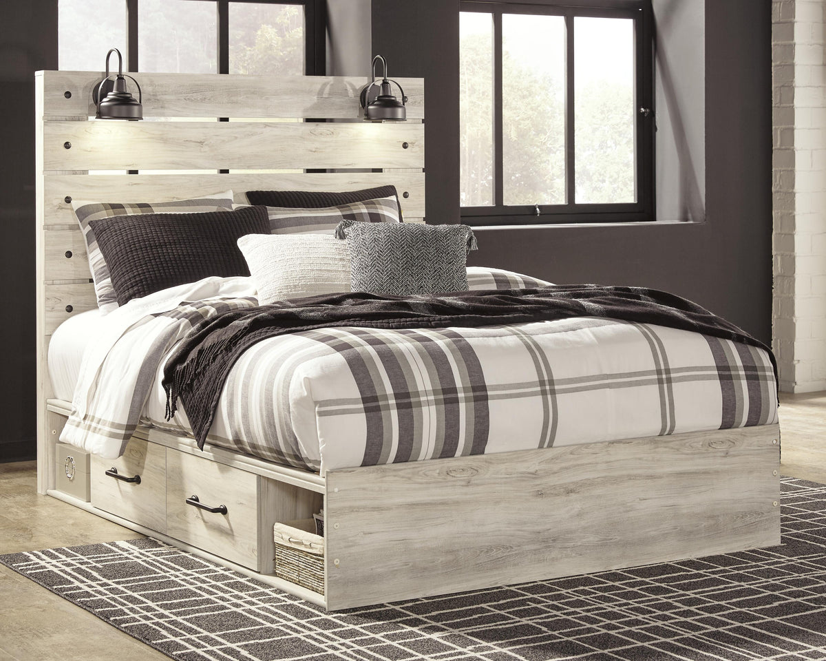 Cambeck Queen Panel Bed with 4 Storage Drawers - image 2