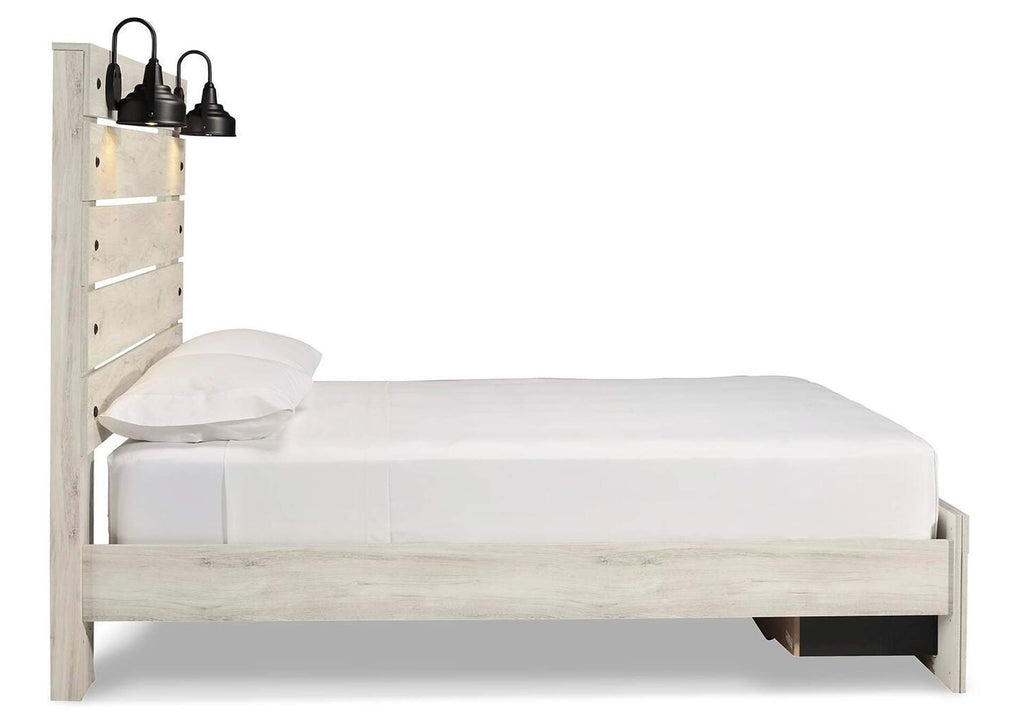 Cambeck Queen Panel Storage Bed side view