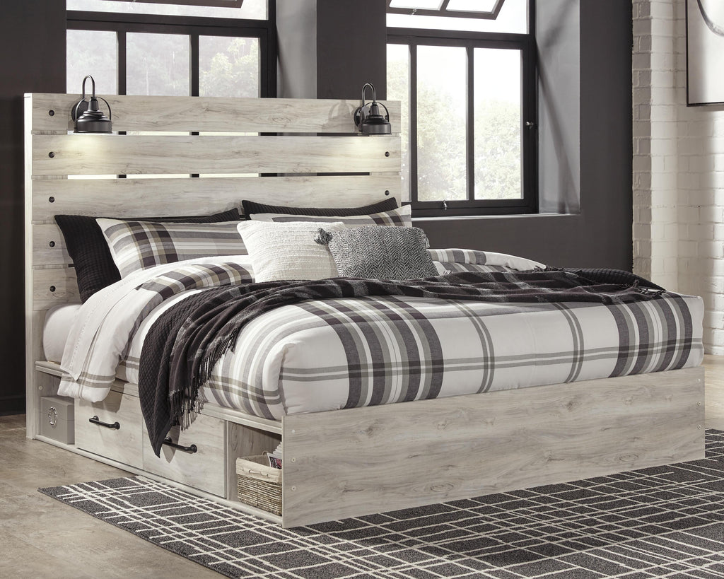Cambeck King Panel Bed with 2 Storage Drawers - image 2