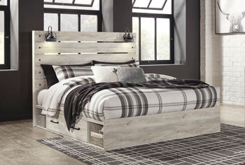 Cambeck King Panel Bed with 2 Storage Drawers - image 1