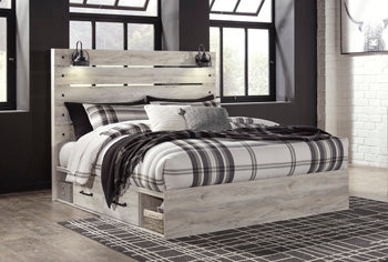 Cambeck King Panel Bed with 4 Storage Drawers - image 1