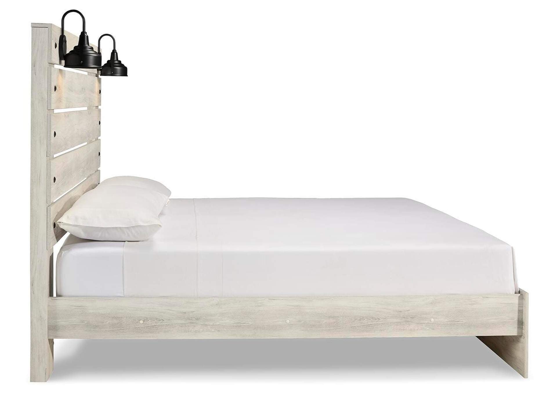 Cambeck King Panel Bed side view