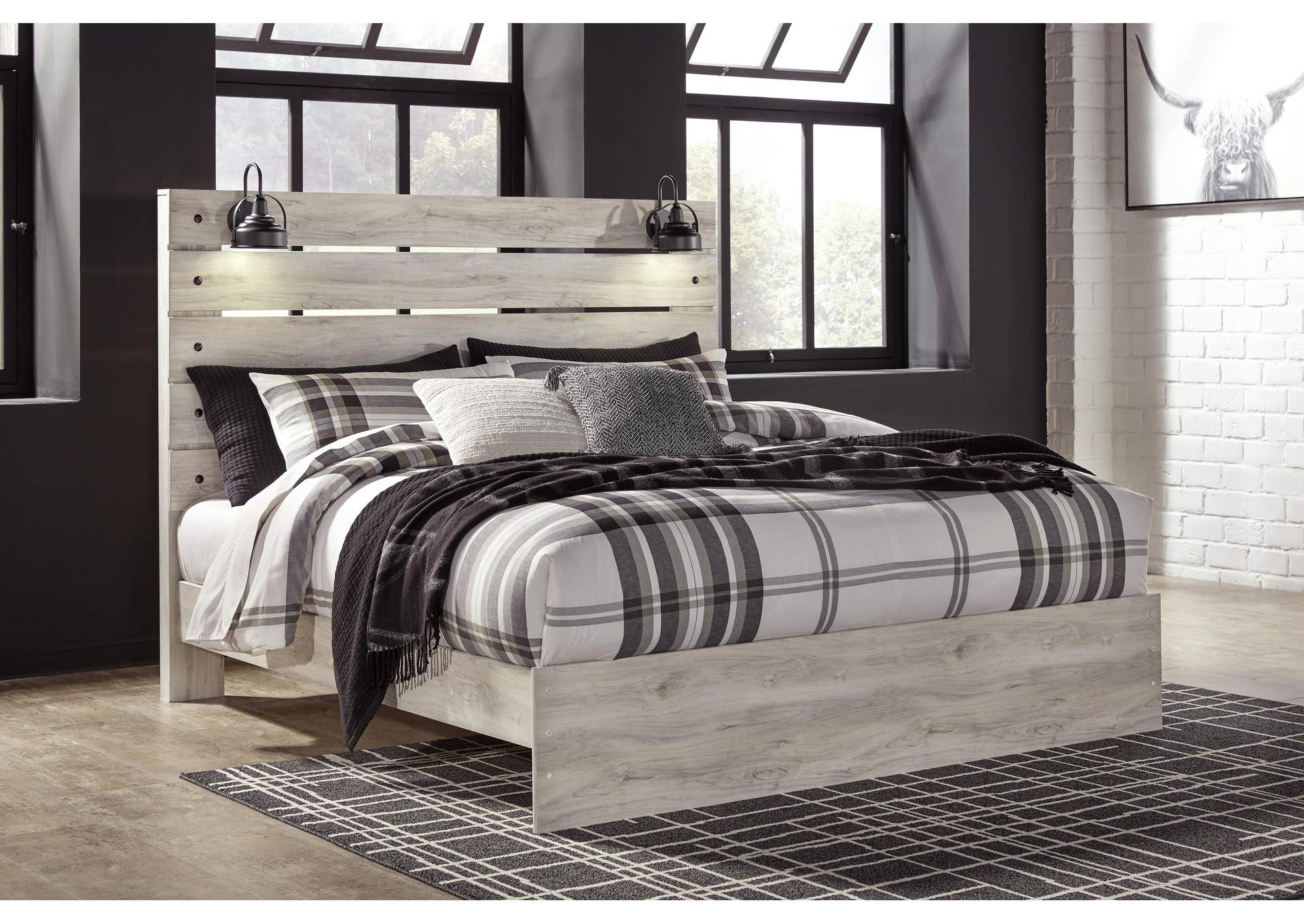 Cambeck King Panel Bed with Dresser