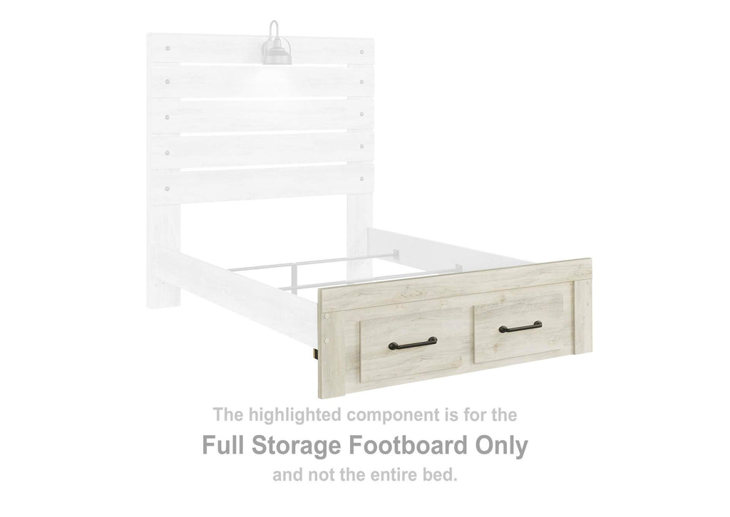 Cambeck Full Panel Bed with 2 Storage Drawers